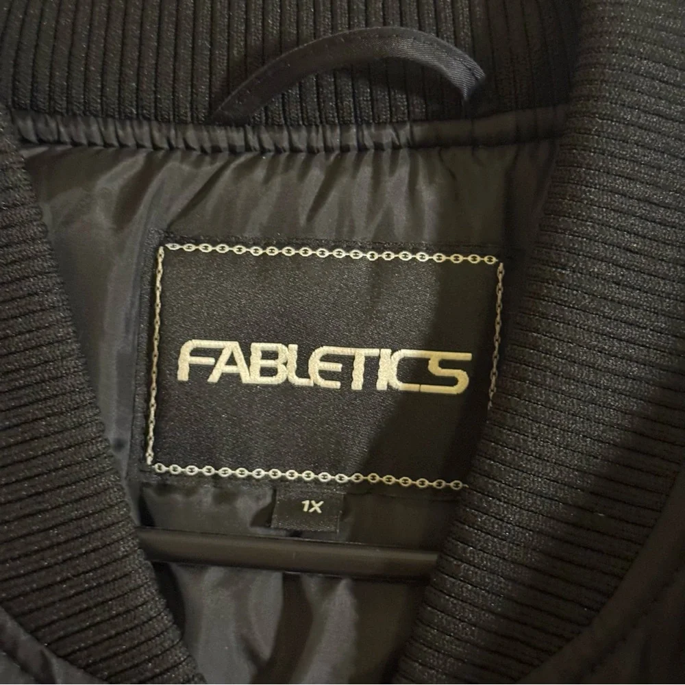 Fabletics Women's Iconic Oversized Bomber Jacket Black XL/XXL - Picture 10 of 13